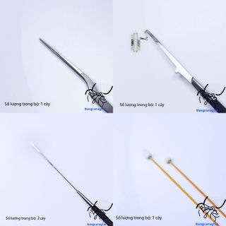 Dụng cụ lấy ráy tai 10 món có hộp đựng kim loại