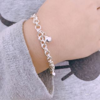 lắc tay bạc trẻ em dây mềm