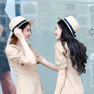 SỈ VÁY ĐẦM THỜI TRANG - ĐẦM MIDI NÚT BỌC