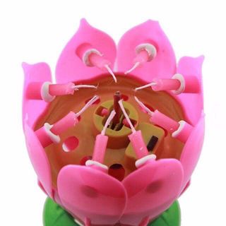 Nến hoa sen phát nhạc sinh nhật