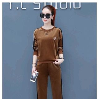 SET BỘ NHUNG VC QUẦN ỐNG SUÔNG