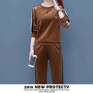 SET BỘ NHUNG VC QUẦN ỐNG SUÔNG