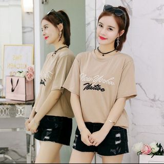 áo thun tay lỡ form rộng t608