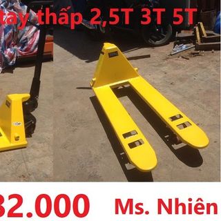 Đại lý phân phối xe nâng tay thấp 2500kg 3000kg 5000kg giá rẻ nhất-