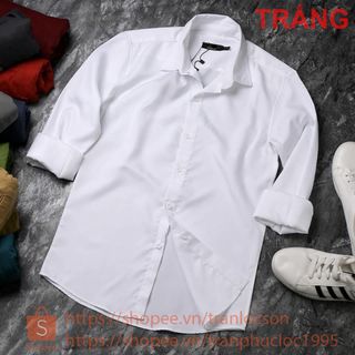 Áo sơmi màu trơn body hàn quốc