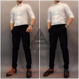 Áo Sơmi trắng body hàn quốc