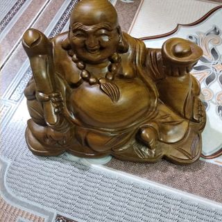 tượng phong thuỷ ông phỗng gỗ bách xanh
