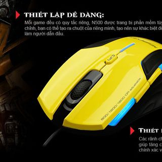 Newmen - Chuột máy tính có dây Gaming N500 Plus