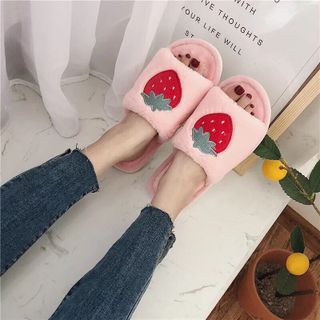 dÉp lông hình trái cây siêu kute