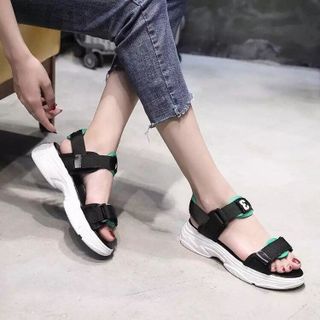 giày xanh đan đế thocá tính