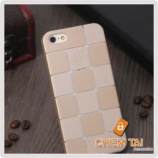 Ốp lưng nhựa kiểu dáng sọc ca rô vuông Châu Âu Cococ iPhone 5 / iPhone 5S giá sỉ