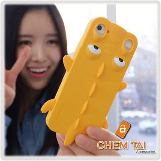 Ốp lưng Silicone hoạt hình cá sấu iPhone 4 / iPhone 4S giá sỉ