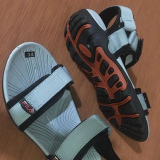 Giày Sandal Quai Hậu Xám