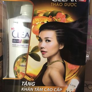 clear thảo dược tặng khăn