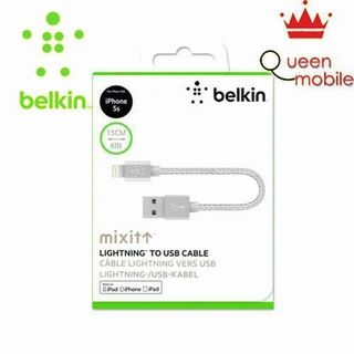 Cáp Mỹ siêu bền Belkin MIXIT↑dành cho iphone hợp kim copy dữ liệu và sạc cực nhanh Metallic Lightning Sync Charge 15cm - F8J144bt06IN giá sỉ