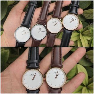 Đồng hồ DDWW dây da Ko lịch nhiều mặt