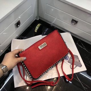 ví cầm tay kèm dây đeo viên bi