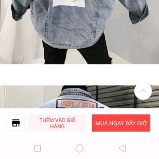 áo khoác jeans bò thời trang UniSex Nam nữ