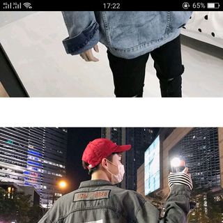 áo khoác jeans bò thời trang UniSex Nam nữ màu lông chuột