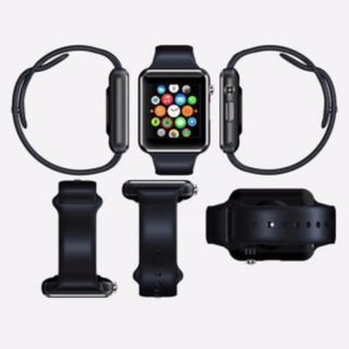 Đồng hồ tích hợp gọi điện nghe nhạc INWATCH A1 qua sim độc lập - Xanh Aqua