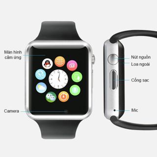 Đồng hồ tích hợp gọi điện nghe nhạc INWATCH A1 qua sim độc lập - Xanh Aqua