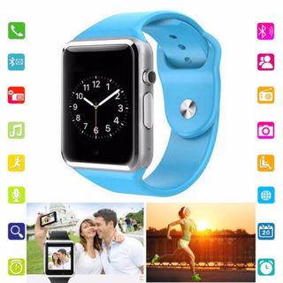 Đồng hồ tích hợp gọi điện nghe nhạc INWATCH A1 qua sim độc lập - Xanh Aqua