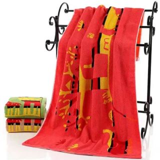 Khăn tắm đa màu sắc chất liệu tơ tằm