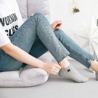 Tất nữ cổ ngắn hình chú mèo Nhật Bản