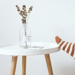 Tất nữ cổ lỡ retro kẻ Nhật Bản