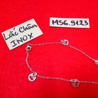 lắc chân inox không bao giờ đen mẫu y hình giá sỉ 12k