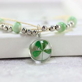 Vòng tay đẹp mặt đá trong suốt giá sỉ 20k bao gồm dây và mặt - 73