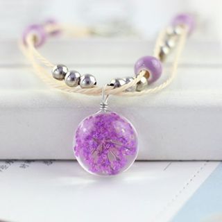 Vòng tay đẹp mặt đá trong suốt giá sỉ 20k bao gồm dây và mặt - 73