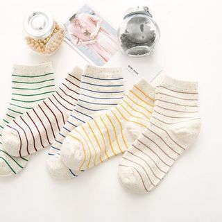 Tất nữ cổ lỡ kẻ nhỏ nền cát Nhật Bản