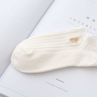 Tất nữ cổ ngắn sọc Nhật Bản