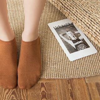 Tất nữ cổ ngắn trơn 1 mầu Nhật Bản