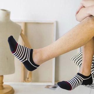 Tất nam kẻ thắt giữa gót chân lớn Nhật Bản giá sỉ
