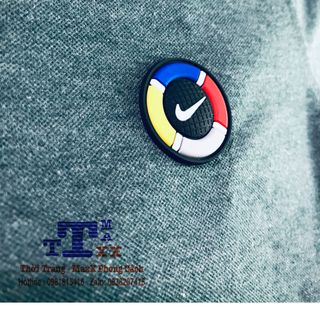 Áo Thun Nam LoGo Nổi Vip Vải Cá Sấu 65/35 Bao Chất đẹp