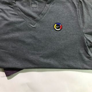 Áo Cổ Tim LoGo Nổi Vip Thun Cotton 65/35 Mịn Mát