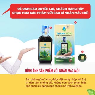 Nước súc miệng cai thuốc lá Thanh Nghị