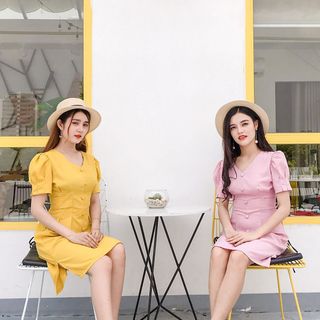 CHUYÊN SỈ VÁY ĐẦM - ĐẦM CÓ NÚT BỌC