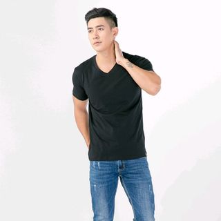 áo thun nam cổ tim