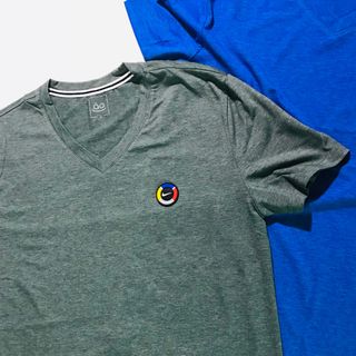 Áo Cổ Tim LoGo Nổi Vip Thun Cotton 65/35