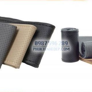 Bọc da vô lăng ô tô khâu tay