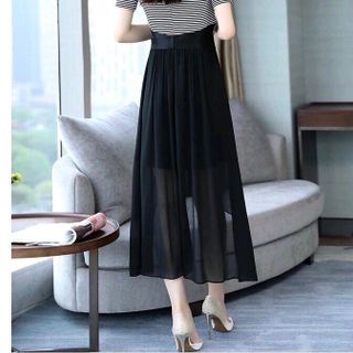 ĐẦM THUN SỌC PHỐI TÙNG VOAN