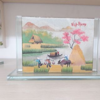 Mua quà gì cho người thân ở Mỹ - Tranh cát Phương Vy