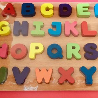 Bảng ghép chữ số gỗ