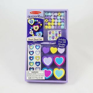 Bộ trang trí phụ kiện trái tim Melissa Doug Heart Bead Set giá sỉ