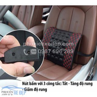 Gối tựa lưng xe hơi massage điện Cho Ô Tô
