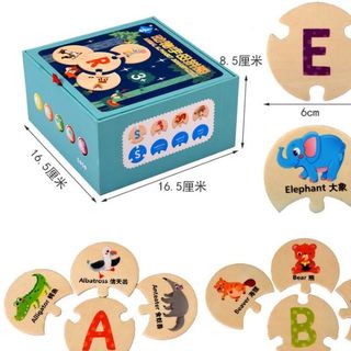 Bộ ghép Chữ giúp bé học chữ cái từ vựng