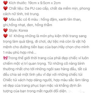 ví nữ cầm tay da bóng mềm
